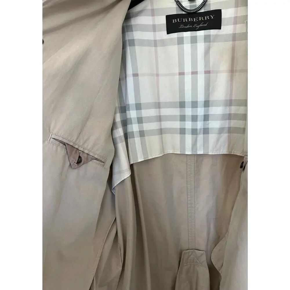 Burberry Mens Balmacaan Car Coat (Made in England; Size M)